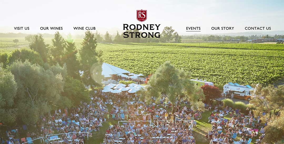 Rodney Strong Concert Series and Wines California Wine Country